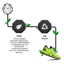 Giesswein Sport-Schuh Wool Cross X Women Sneakers Low - Lime -Giesswein 11021333 07