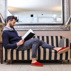 Giesswein Hausschuh Veitsch Hüttenschuhe - Rot -Giesswein 7274290 07