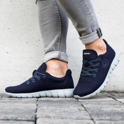 Giesswein Merino Runners MEN Sneakers Low - Blau-kombi -Giesswein 7274672 06