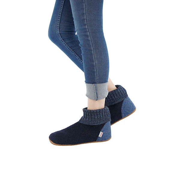 Giesswein Hüttenschuhe Wildpoldsried Hüttenschuhe - dark blue denim Giesswein Hüttenschuhe Wildpoldsried Hüttenschuhe - Dark Blue Denim -Giesswein 7274712 02