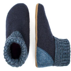 Giesswein Hüttenschuhe Wildpoldsried Hüttenschuhe - Dark Blue Denim 2 Giesswein Hüttenschuhe Wildpoldsried Hüttenschuhe - Dark Blue Denim -Giesswein 7274712 03