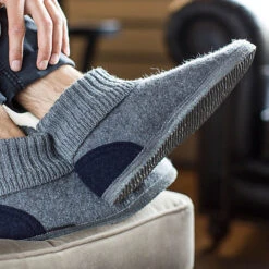 Giesswein Hüttenschuhe Kramsach Adults Hüttenschuhe - Grau -Giesswein 8955191 07